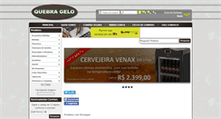 Desktop Screenshot of lojaquebragelo.com.br