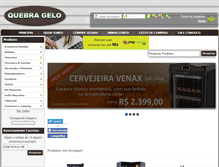 Tablet Screenshot of lojaquebragelo.com.br